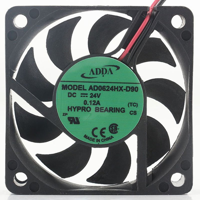 Original Binding ADDA 12V24V DC24V 0.12A EC AC 60*60*15MM 6CM 6015 2wire Photocopier Frequency Changer AD0624HX-D90 Cooling Fan